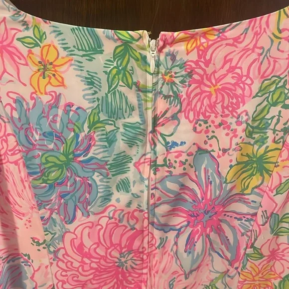 Lilly Pulitzer Darlah Wrap Dress Size 14 - Picture 7 of 7